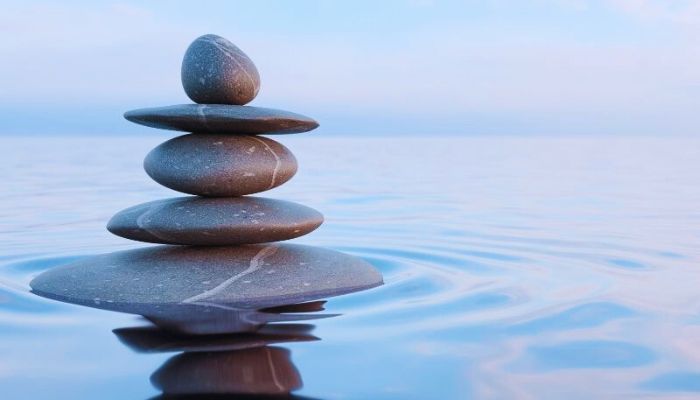 Meditative Stacked Rocks